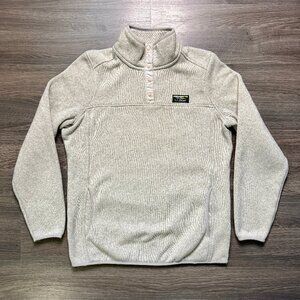 L.L. Bean Women's Sweater Fleece Pullover - Cream White